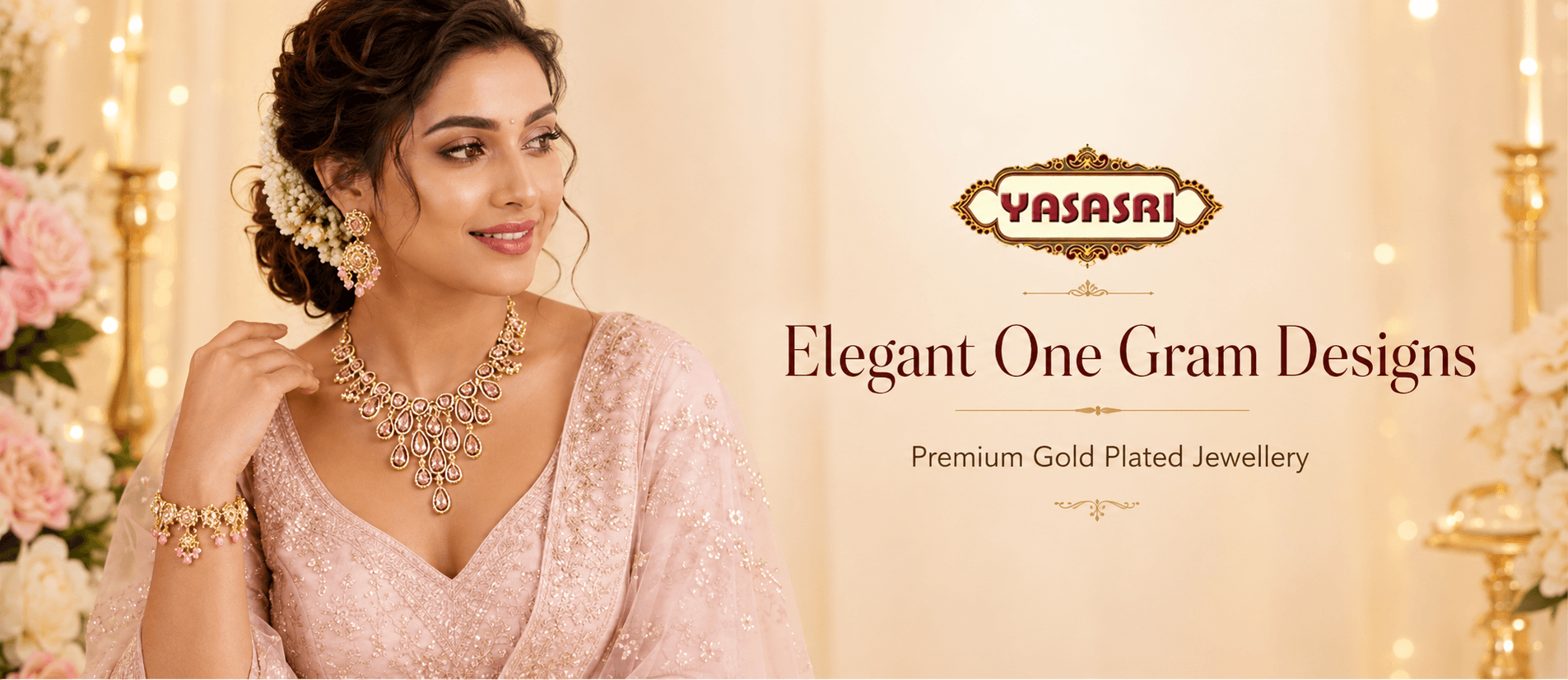 Yasasri premium gold plated jewellery