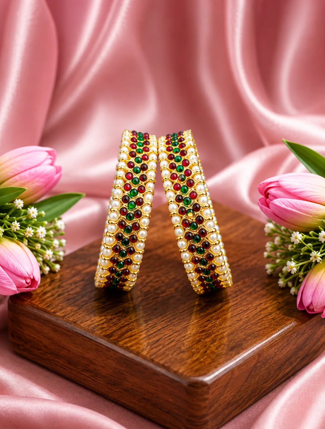 Kempu Bangles - 0006