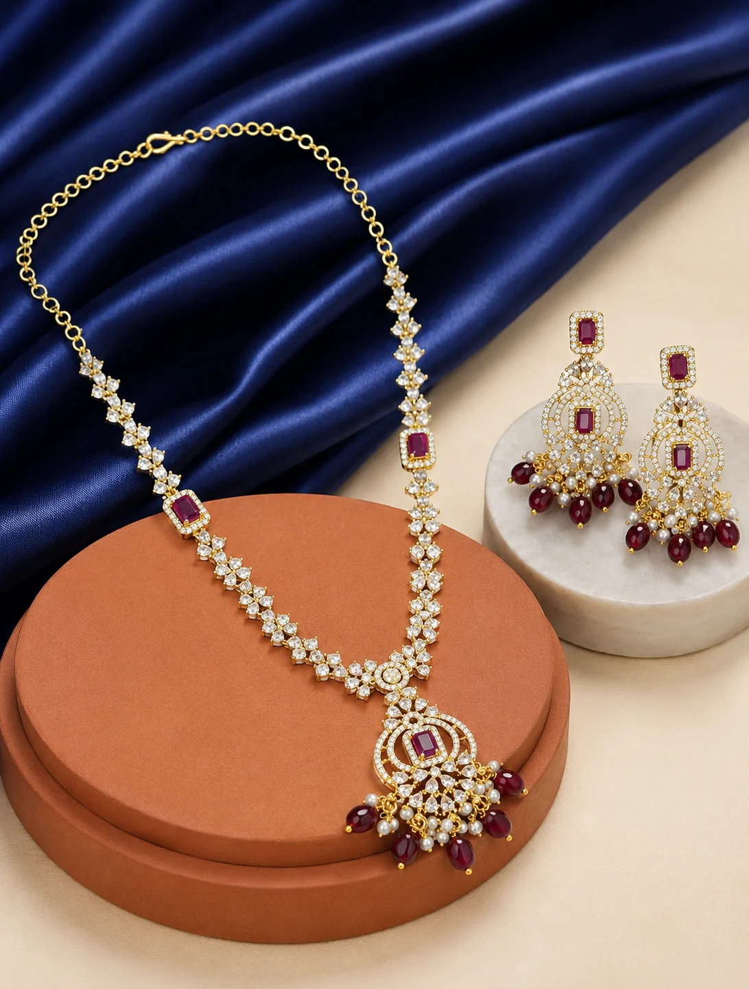 CZ Stone Necklace 0015