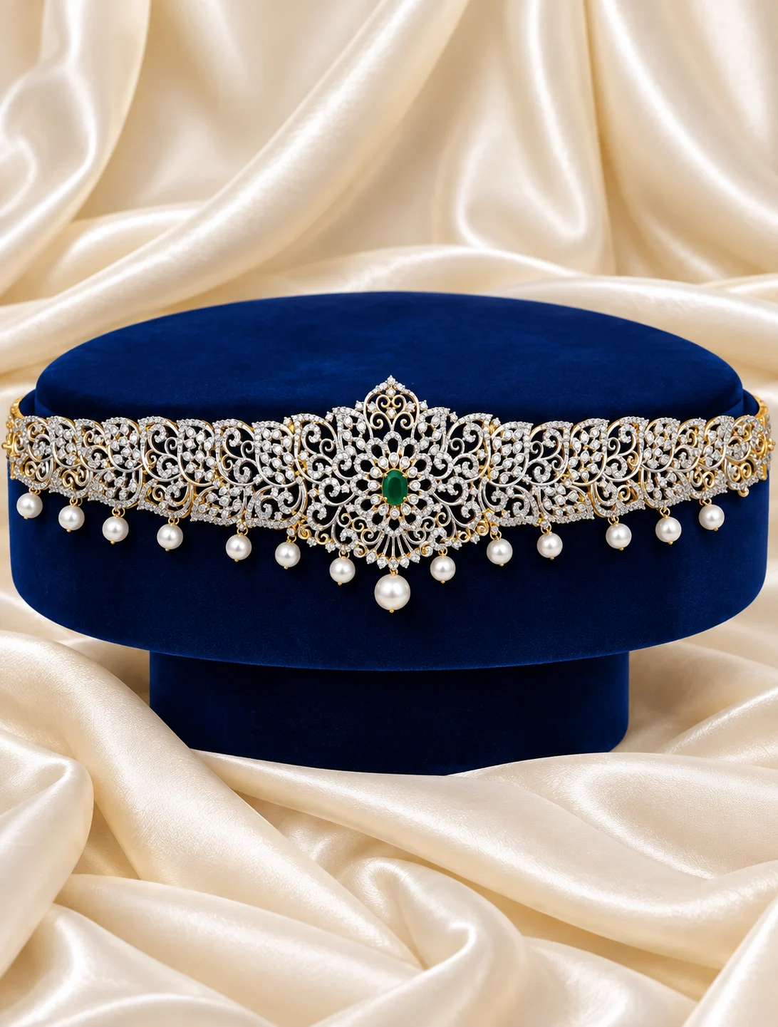 Elgant Bridal Look GJ Vaddanam 0031