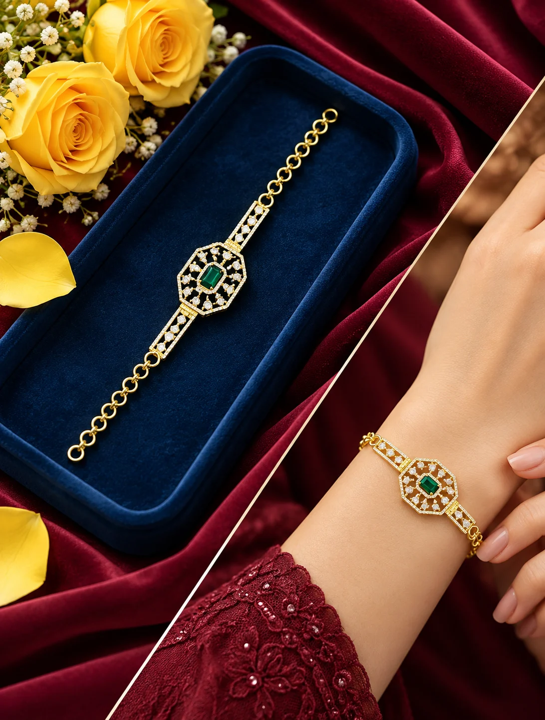 CZ Chain Bracelet 0018