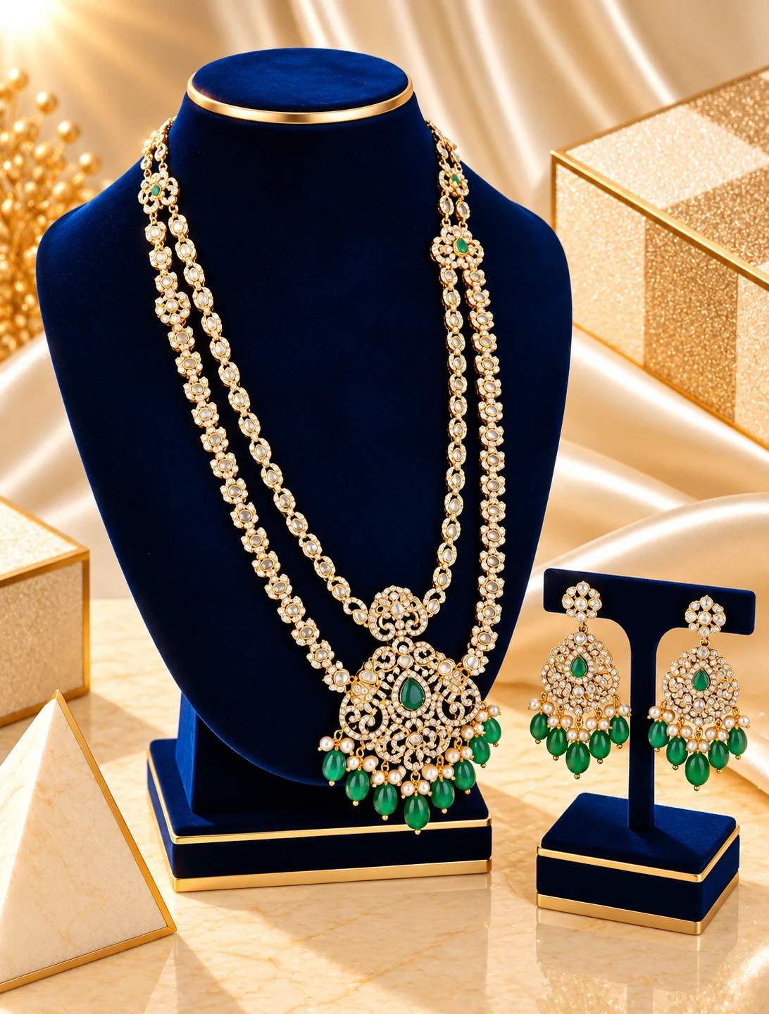CZ Victorian Haram Set 0011