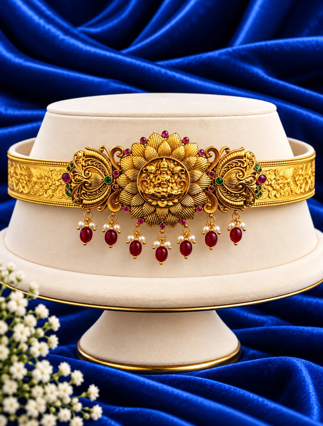 One Gram Gold Plated Vaddanam 0023