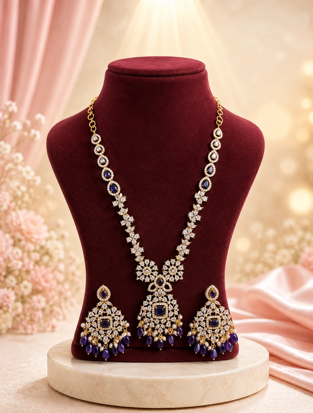 CZ Necklace Set 0014