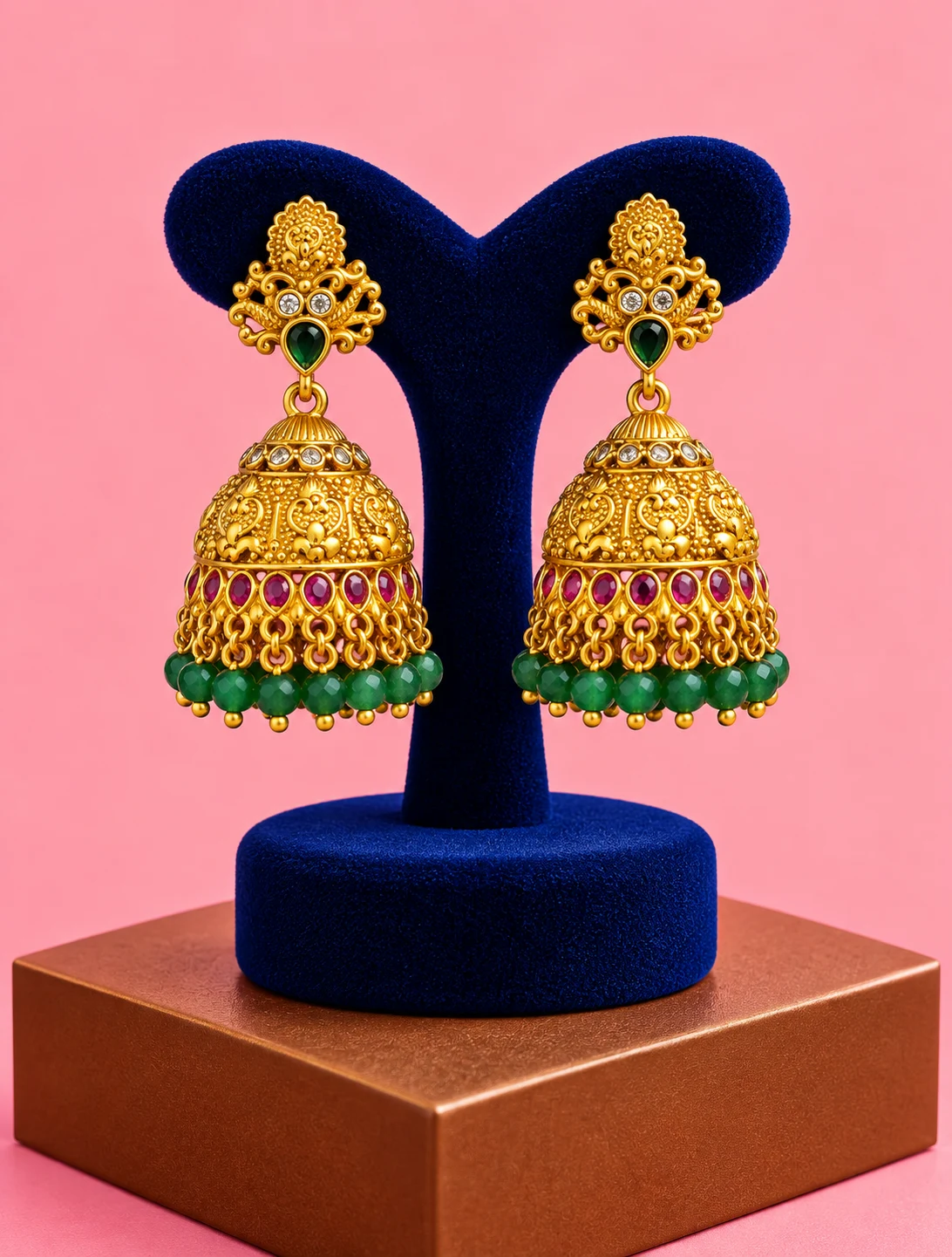 Gold Plated Jhumkas 0034