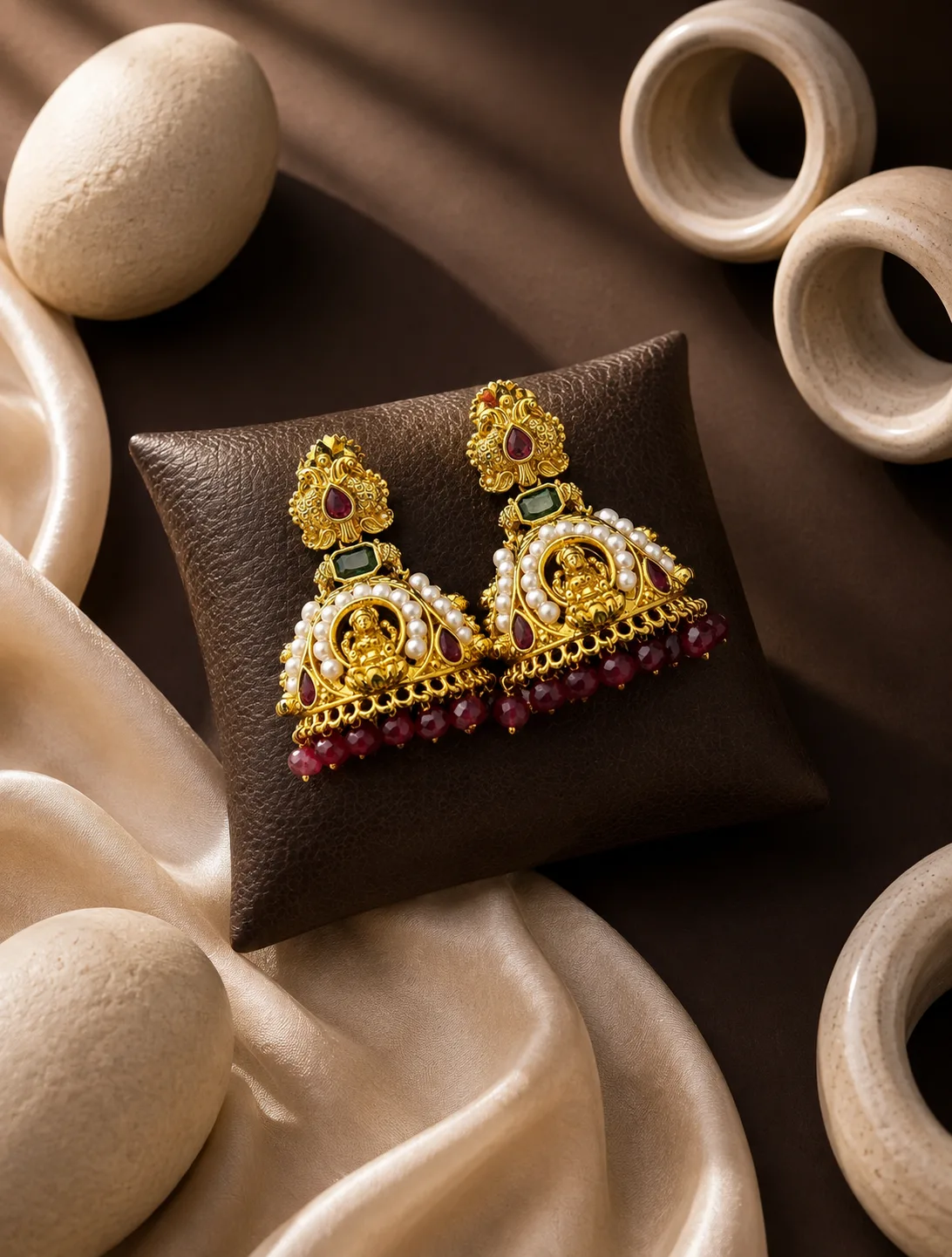 CZ Jhumka Earrings 0003