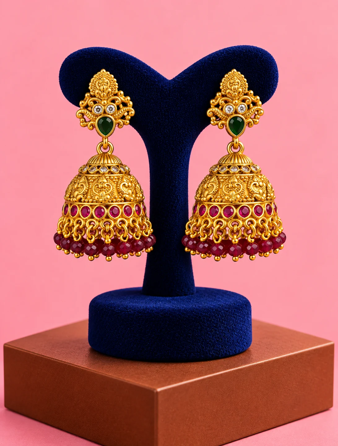 Gold Plated Jhumkas 0034