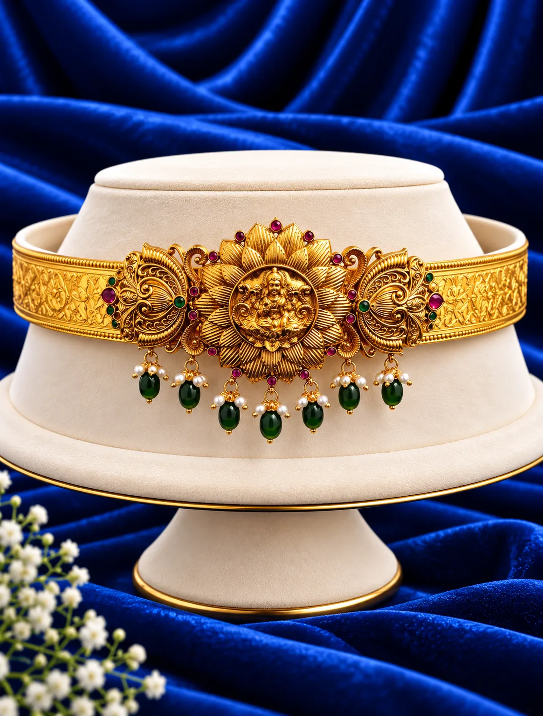 One Gram Gold Plated Vaddanam 0023