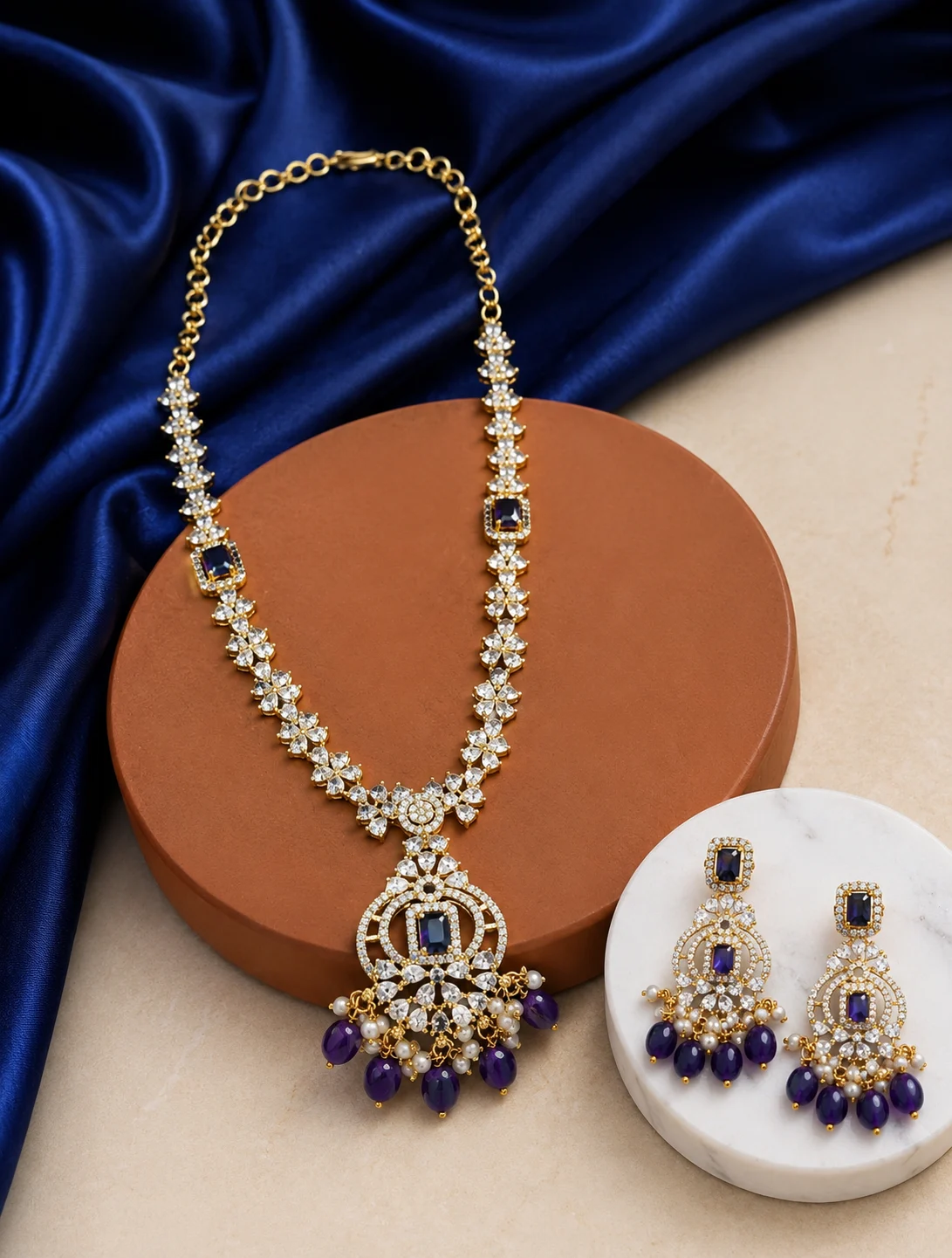 CZ Stone Necklace 0015