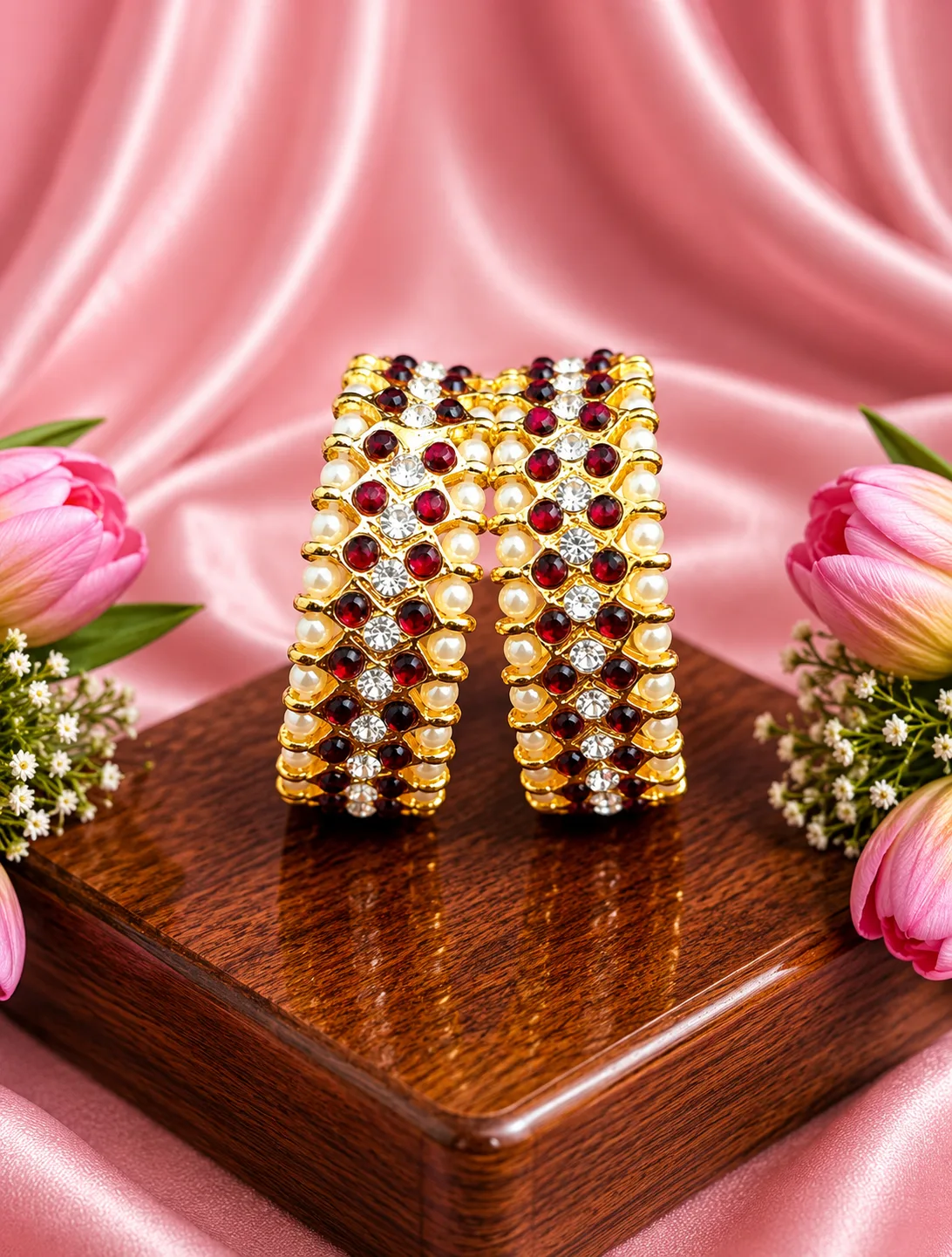 Kempu Bangles - 0003