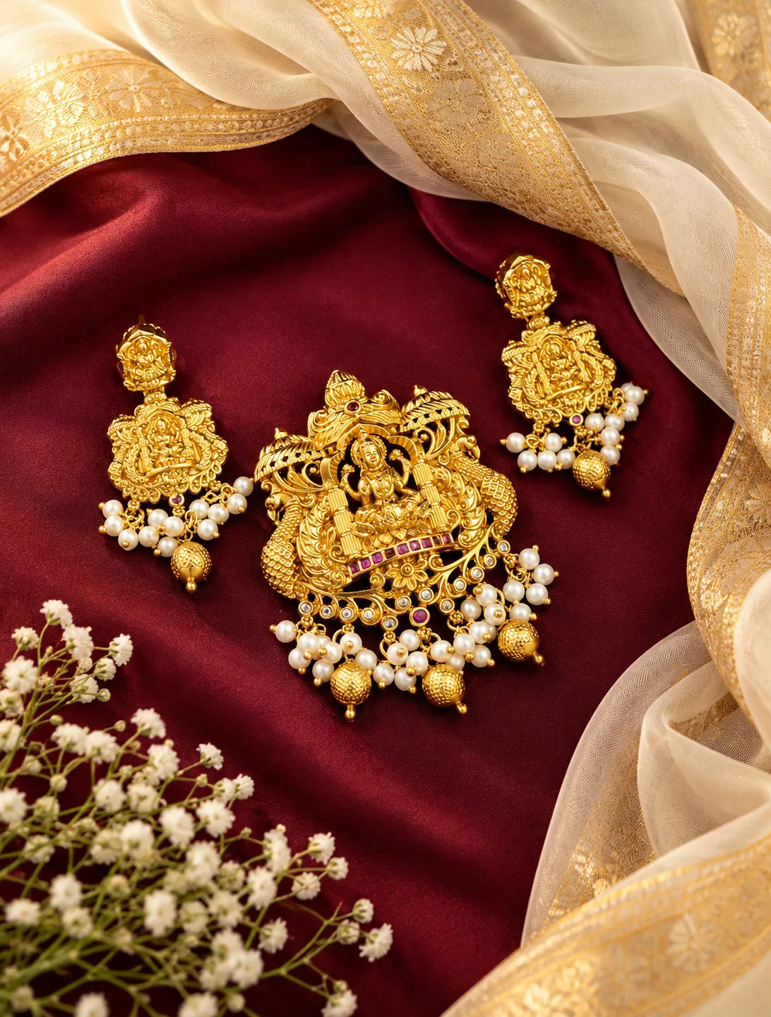 Traditional Lakshmi Pendant 0013