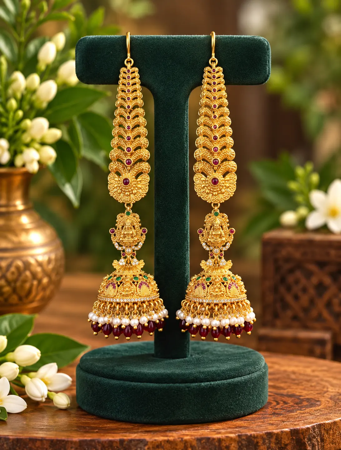 CZ Matte Jhumka 0023