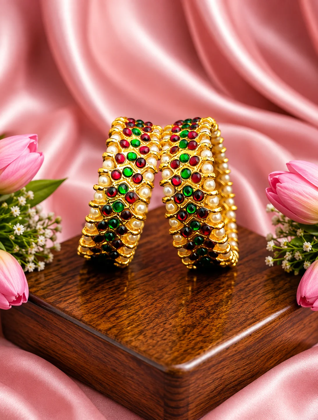 Kempu Bangles - 0002