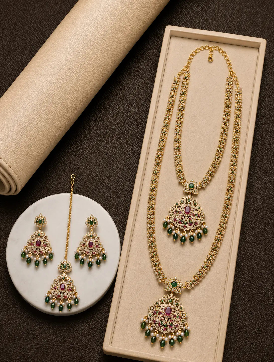 CZ BRIDAL JEWELLERY - 0015