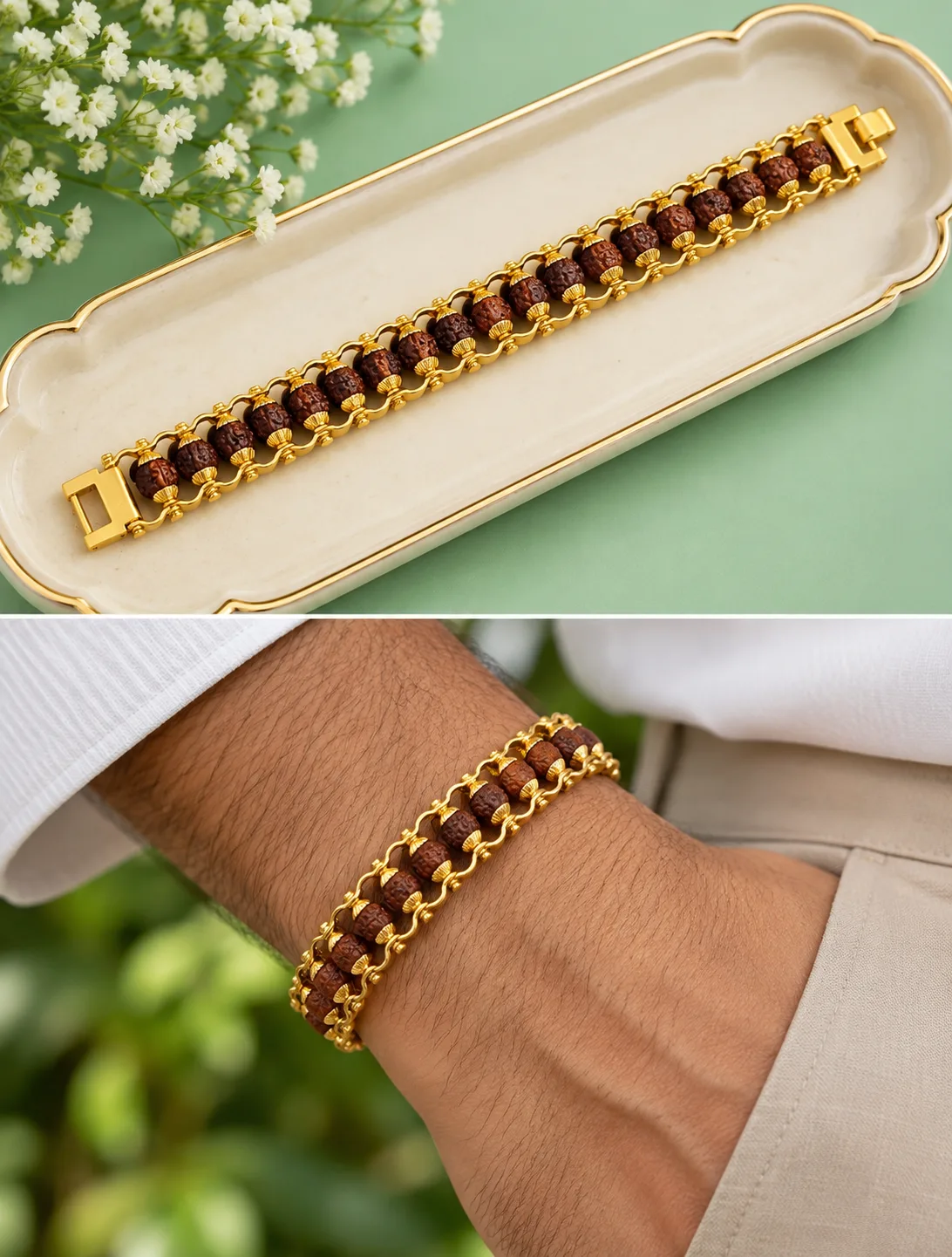 Fancy Rudraksha Bracelet 0017