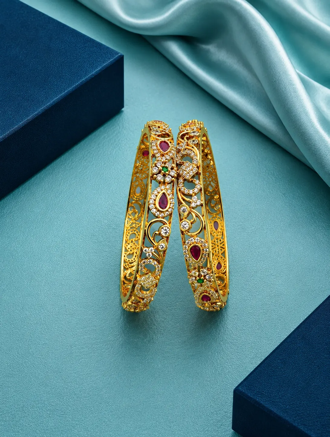 CZ Bangles Set 0004