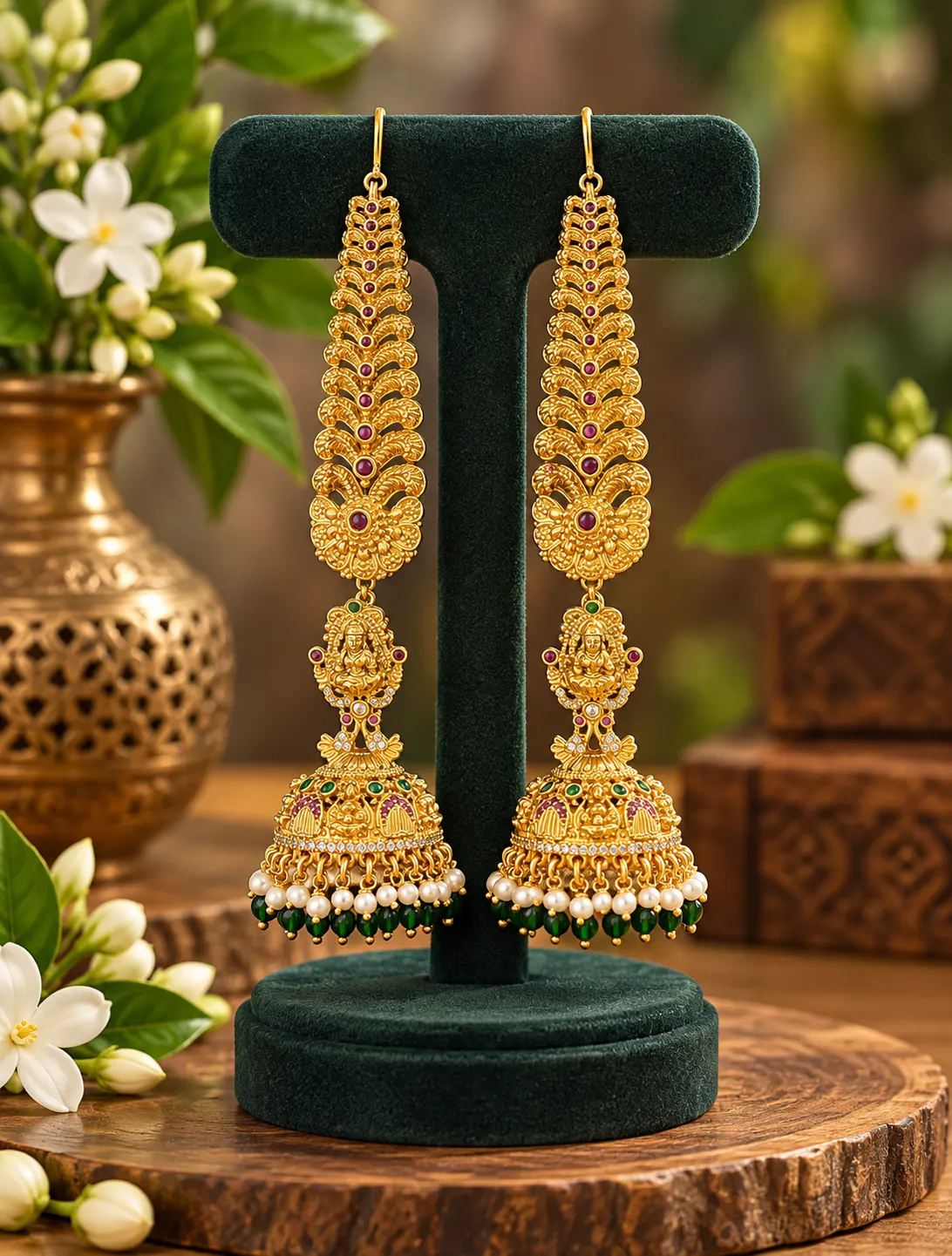 CZ Matte Jhumka 0023