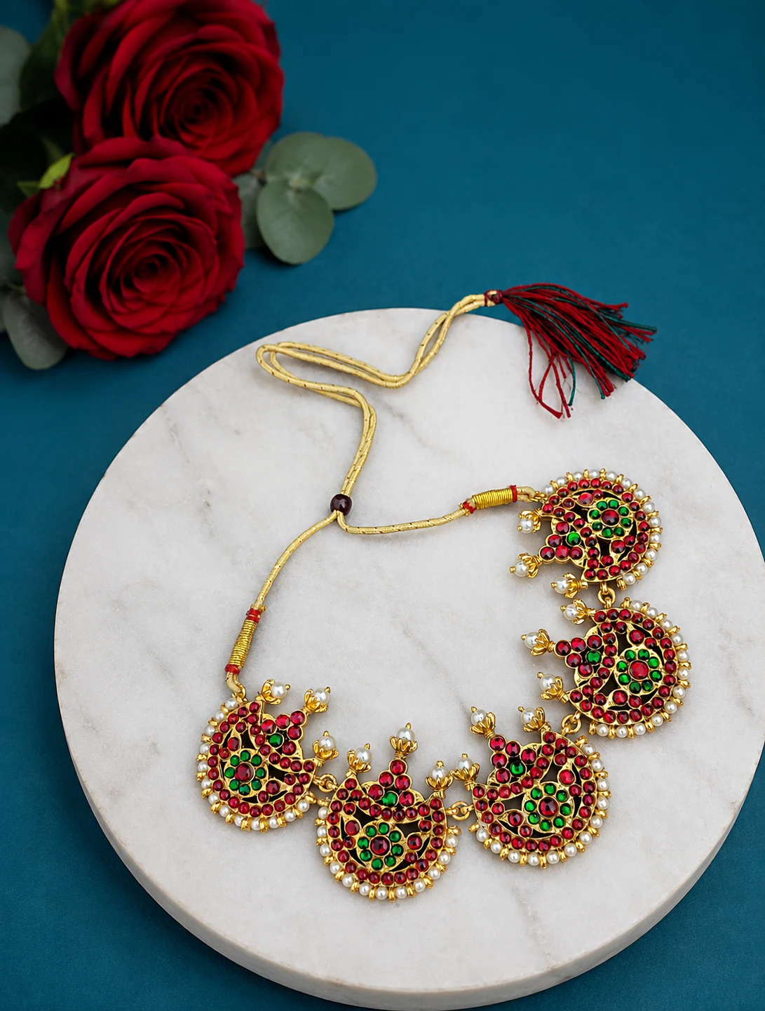 Kempu Necklace 0009
