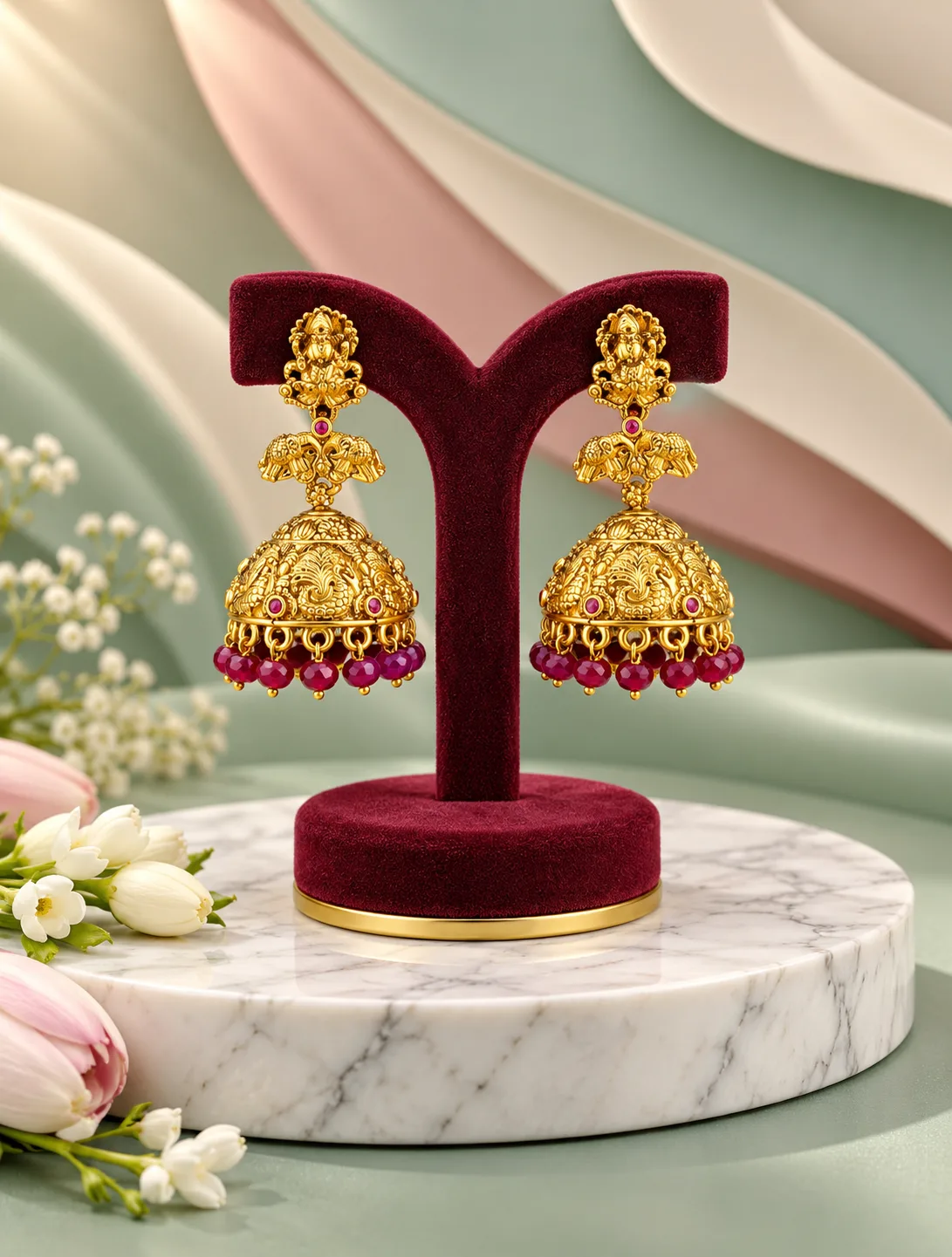 Elephant Jhumka Earrings 0027
