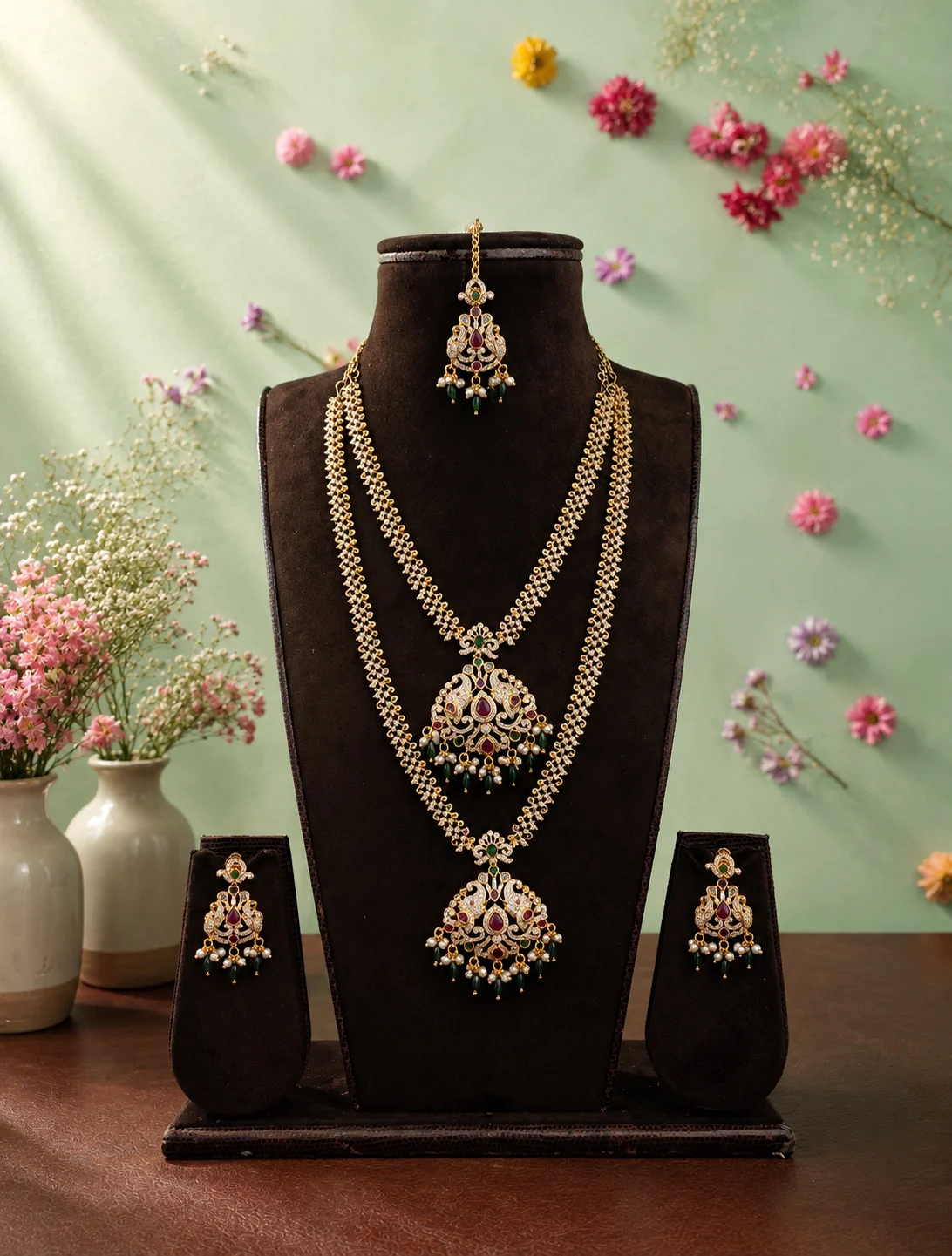 CZ BRIDAL SET - 0011