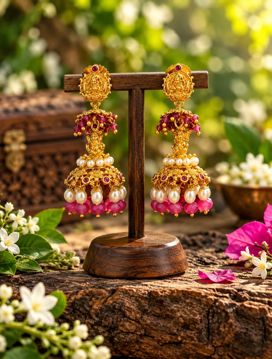 CZ Lakshmi Jhumkas 0032