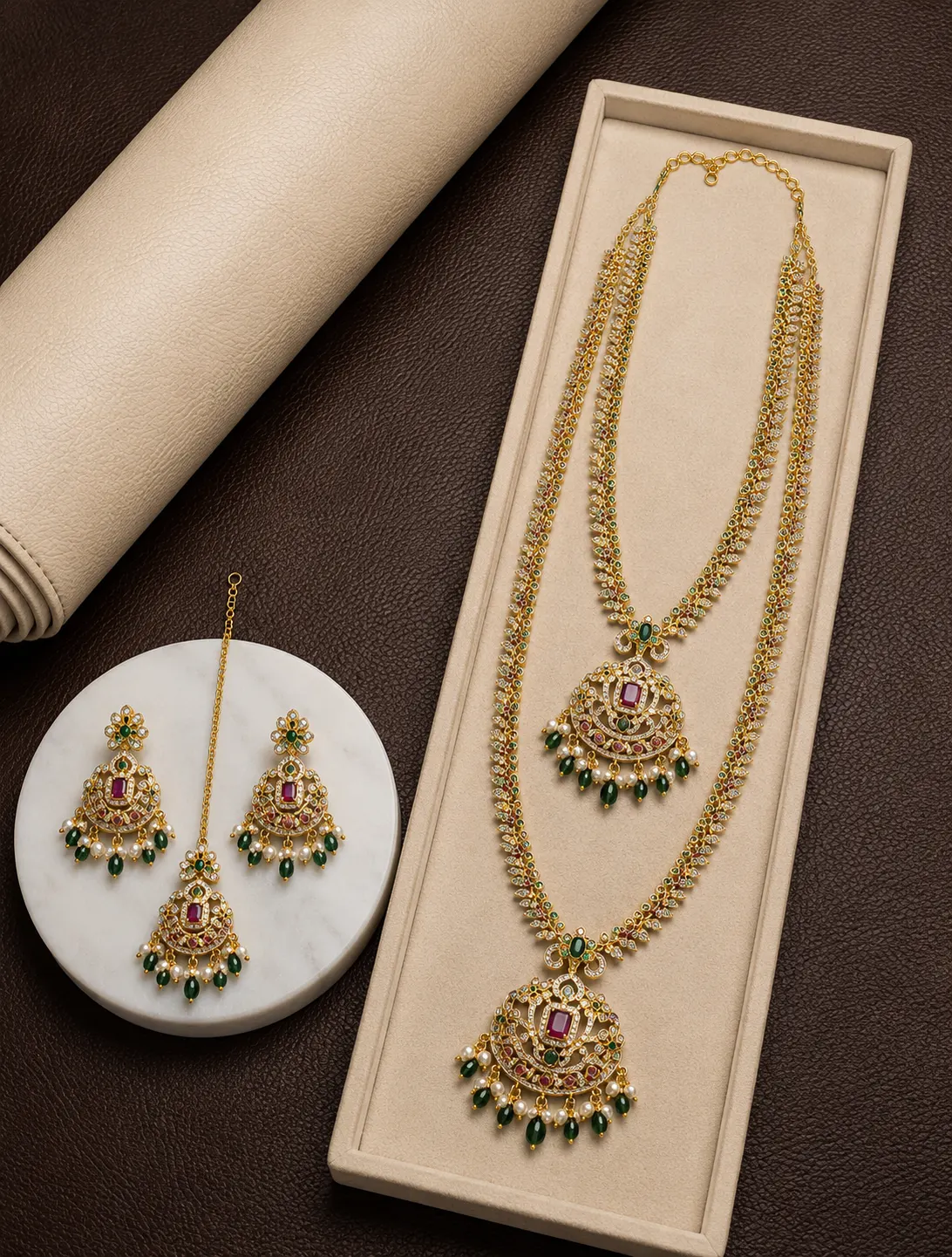 CZ BRIDAL JEWELLERY - 0018