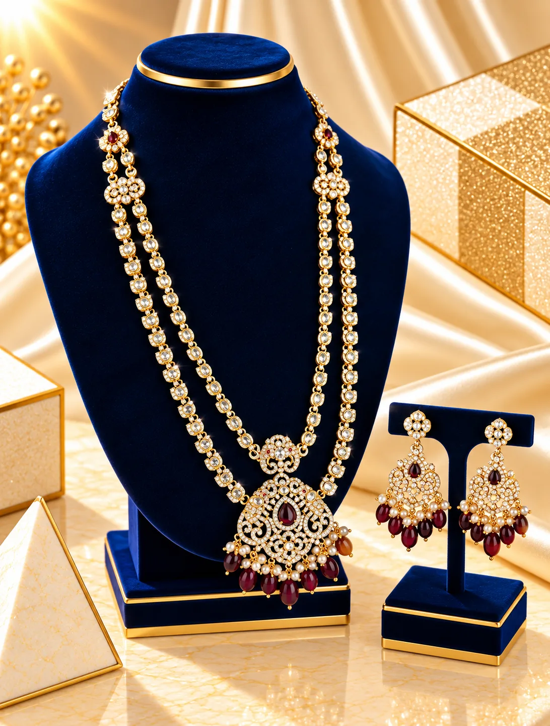 CZ Victorian Haram Set 0011