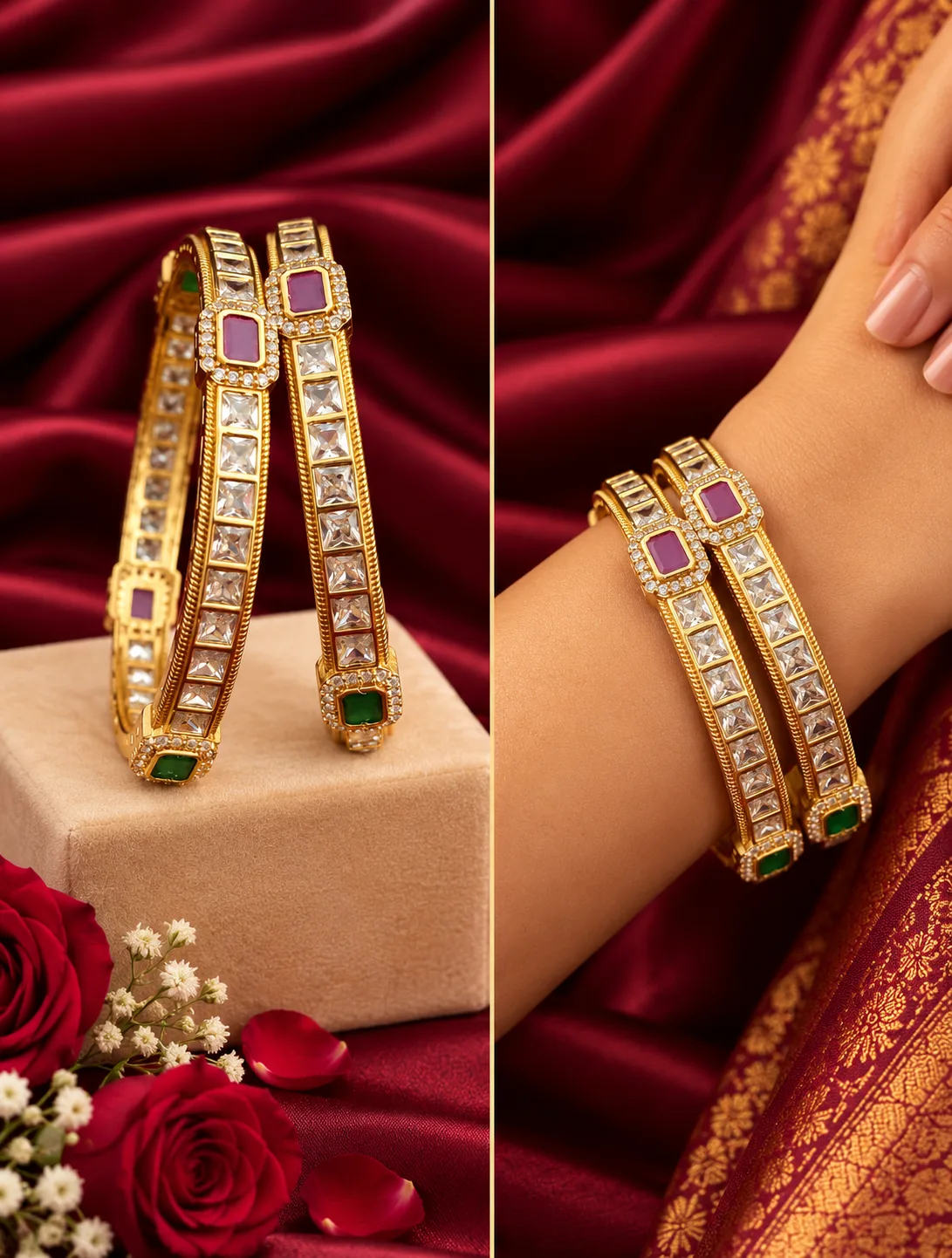 Victorian CZ Bangles 0015