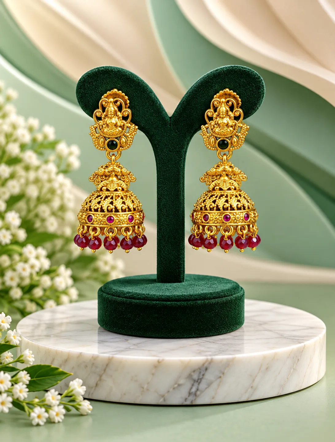 Bridal Lakshmi Jhumkas 0025