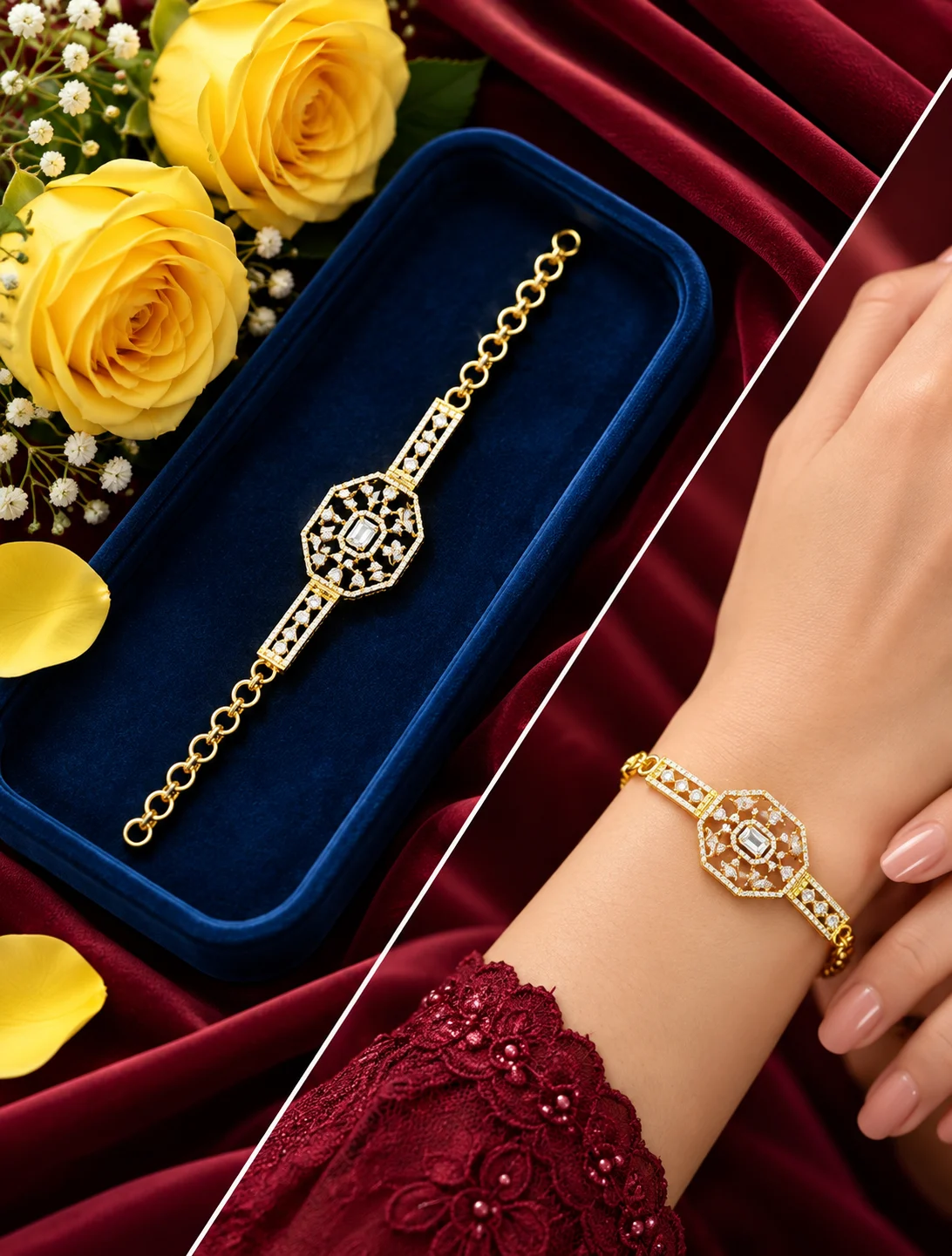 CZ Chain Bracelet 0018