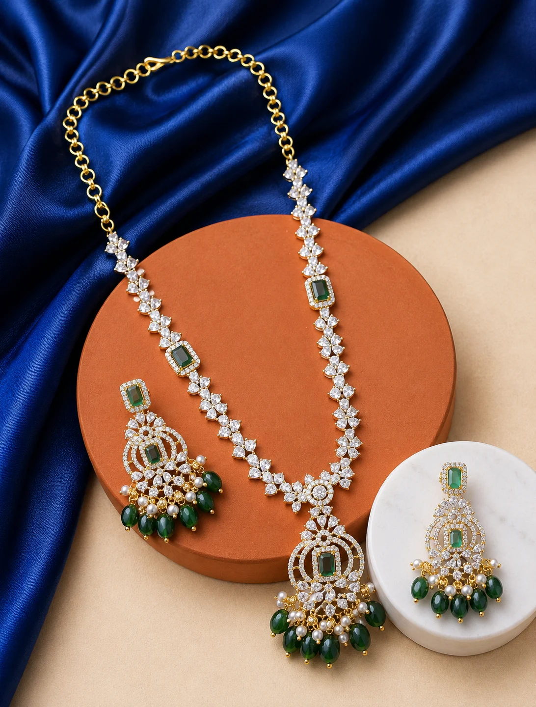 CZ Stone Necklace 0015