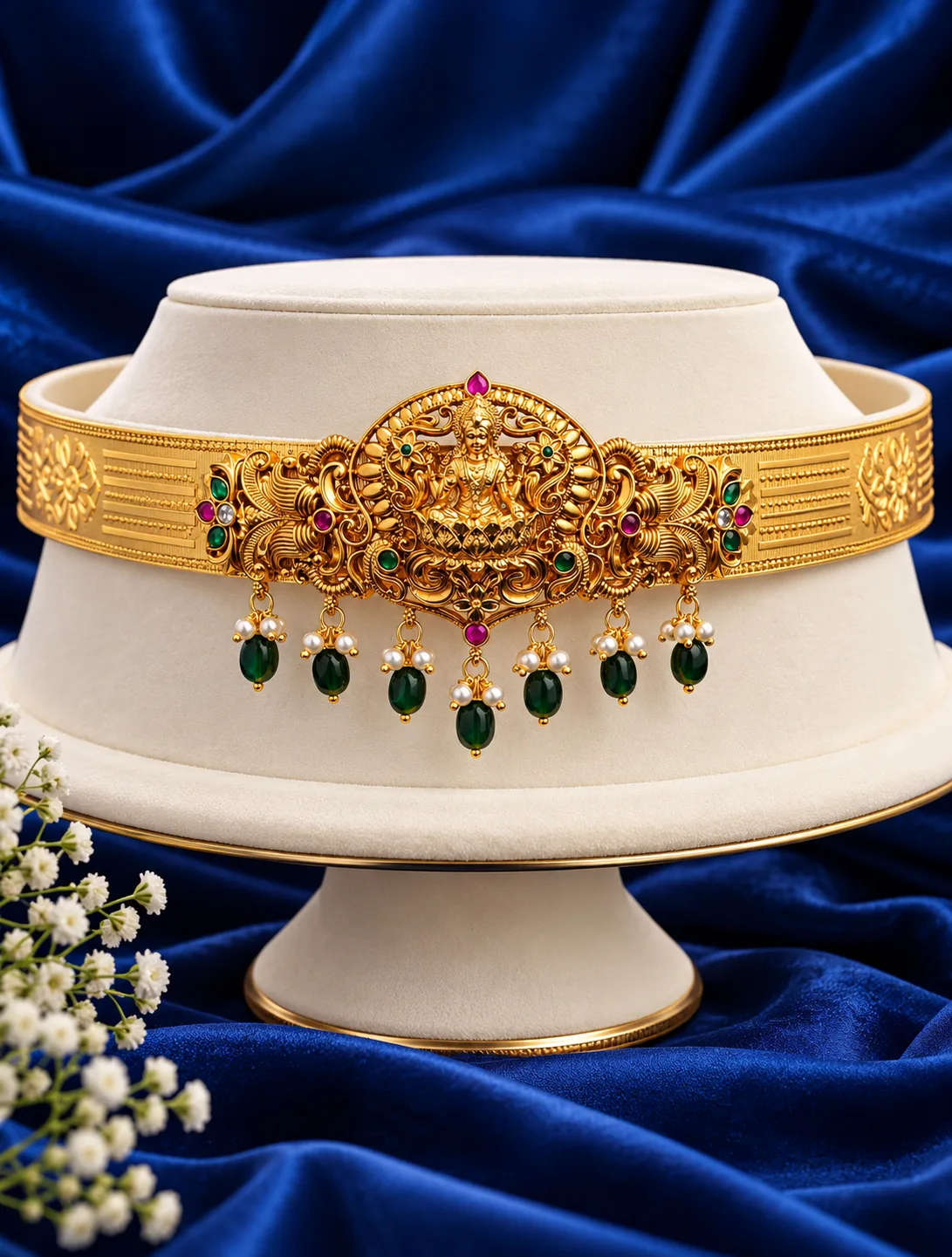 Traditional CZ Lakshmi Vaddanam 0019
