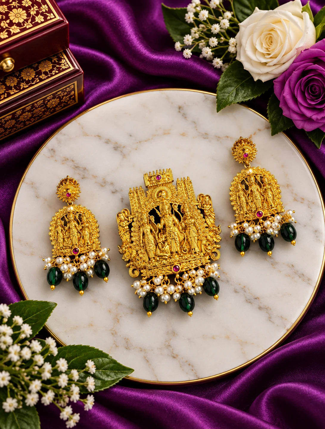 Temple Pendant Set 0012