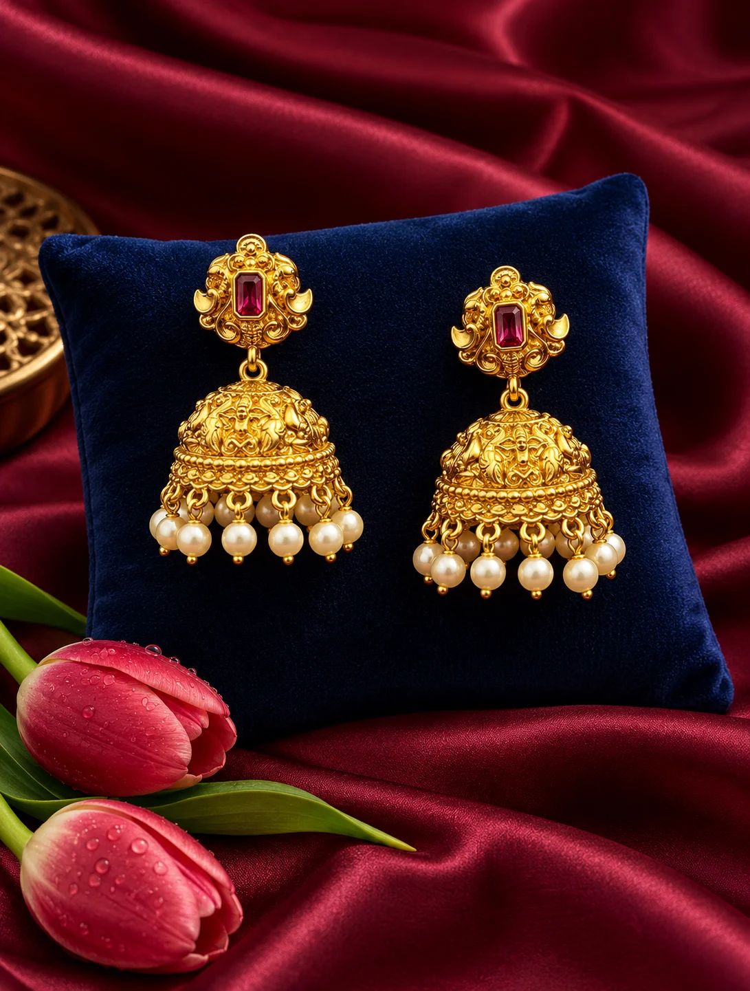 Gold Plated Jhumkas 0020
