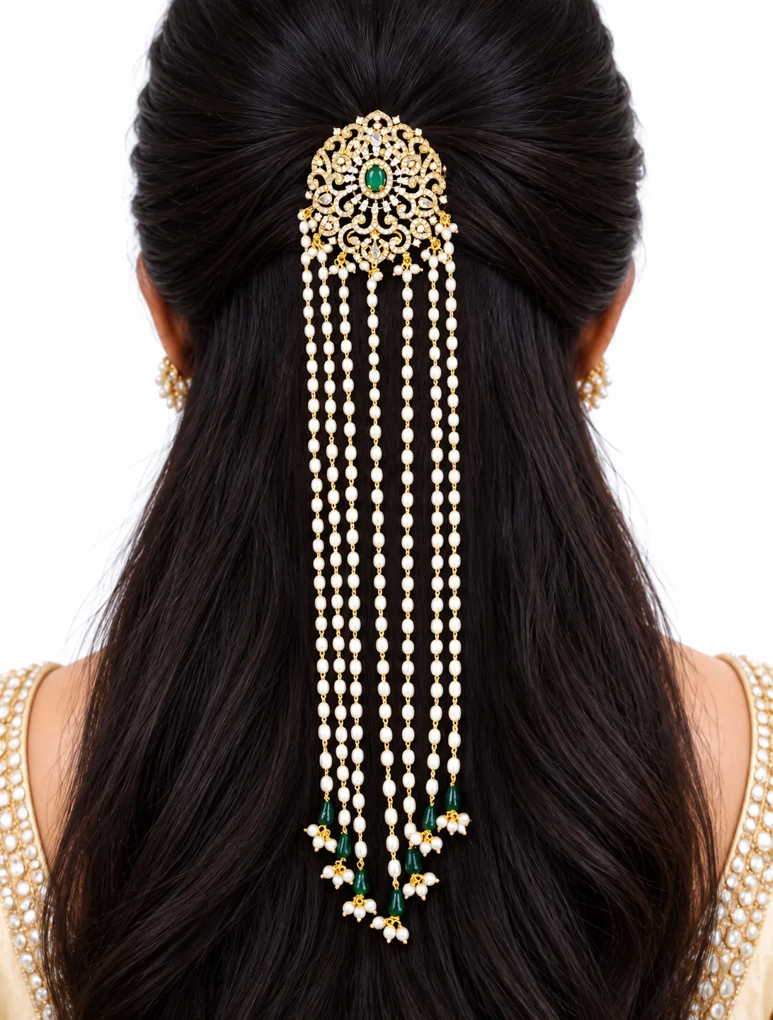 Pearl Hair Brooch 0016