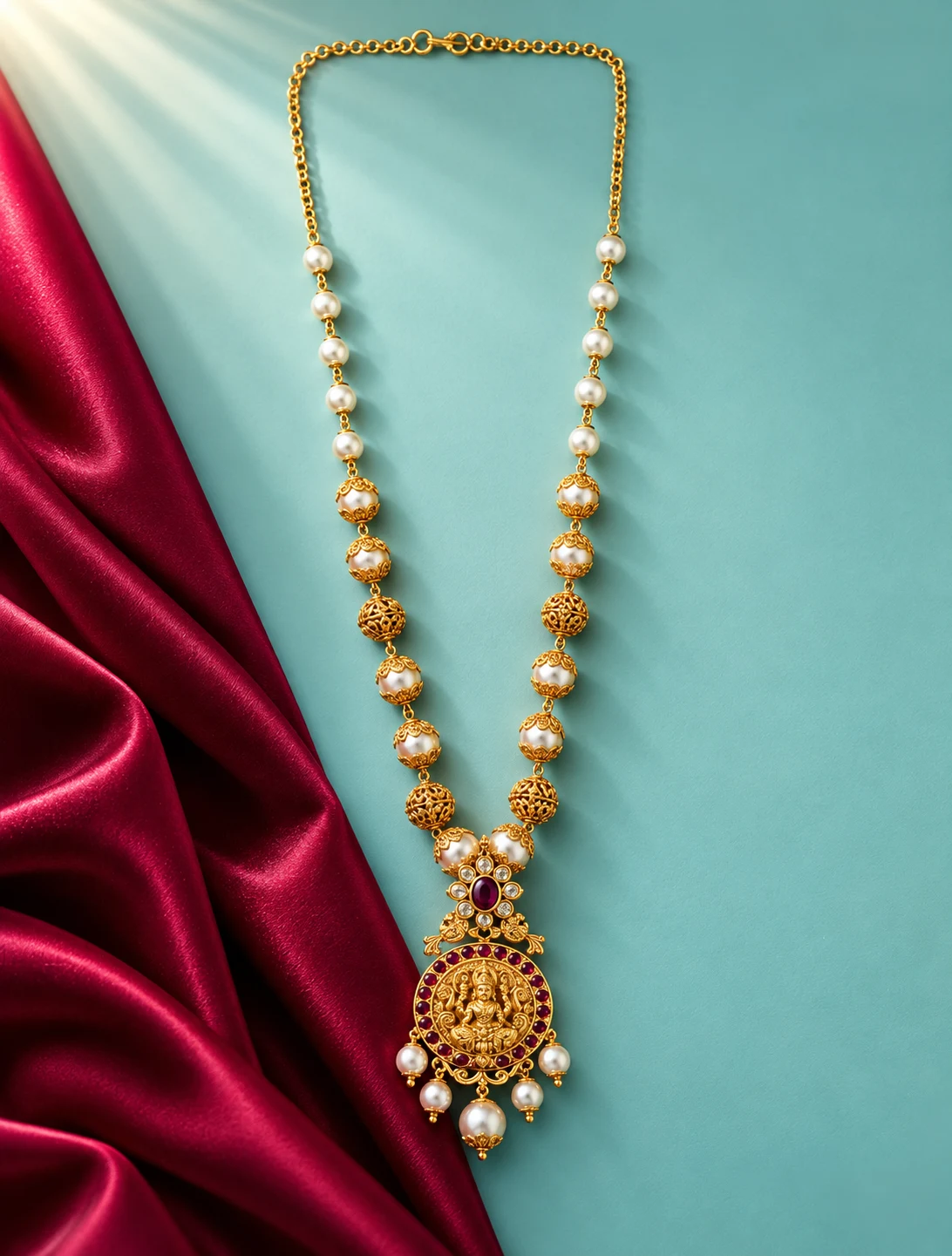CZ Kemp Beads Mala 0011
