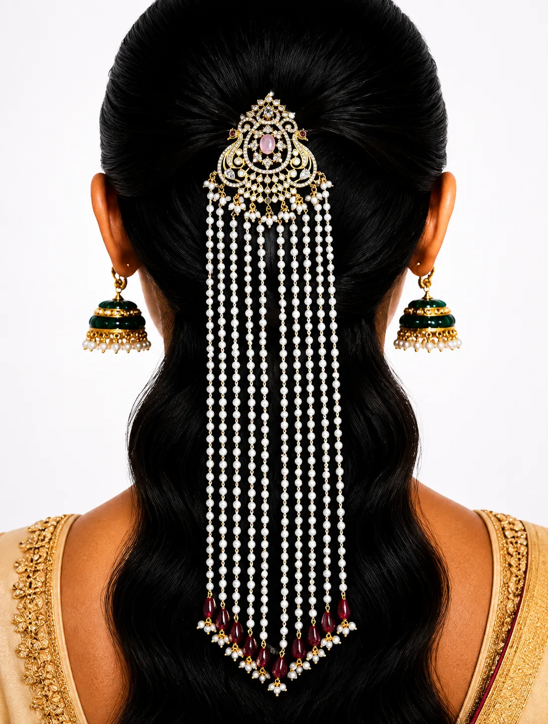Peacock Jada Pin 0009