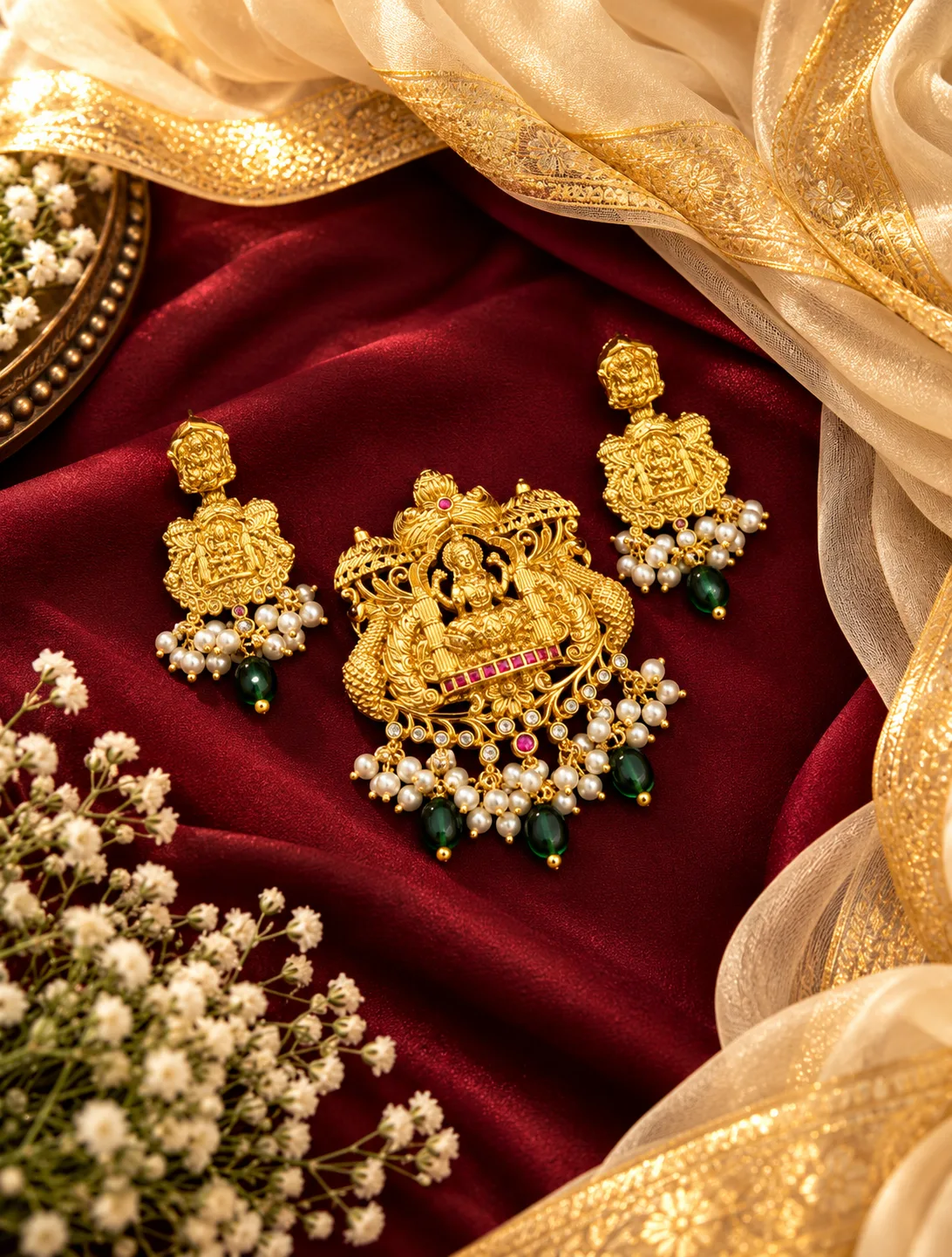 Traditional Lakshmi Pendant 0013