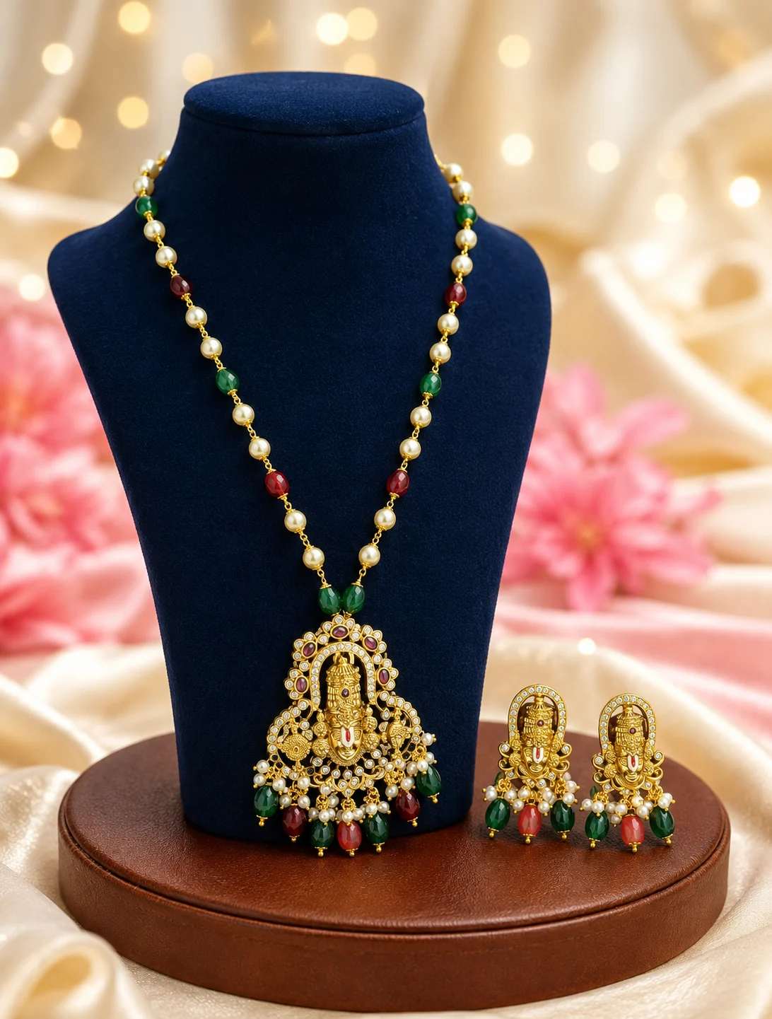 Fancy CZ Beads Mala 0003