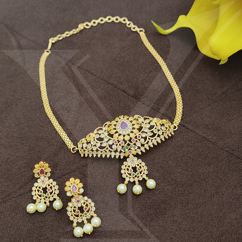 Cz necklace designs with on sale price